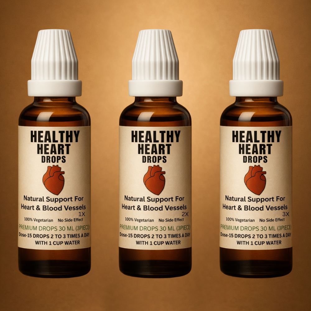 Healthy Heart Drops Advance Premium Herbal Wellness Blend for Blockage Plaque’s & Heart Health-Made From Rare Herbs 