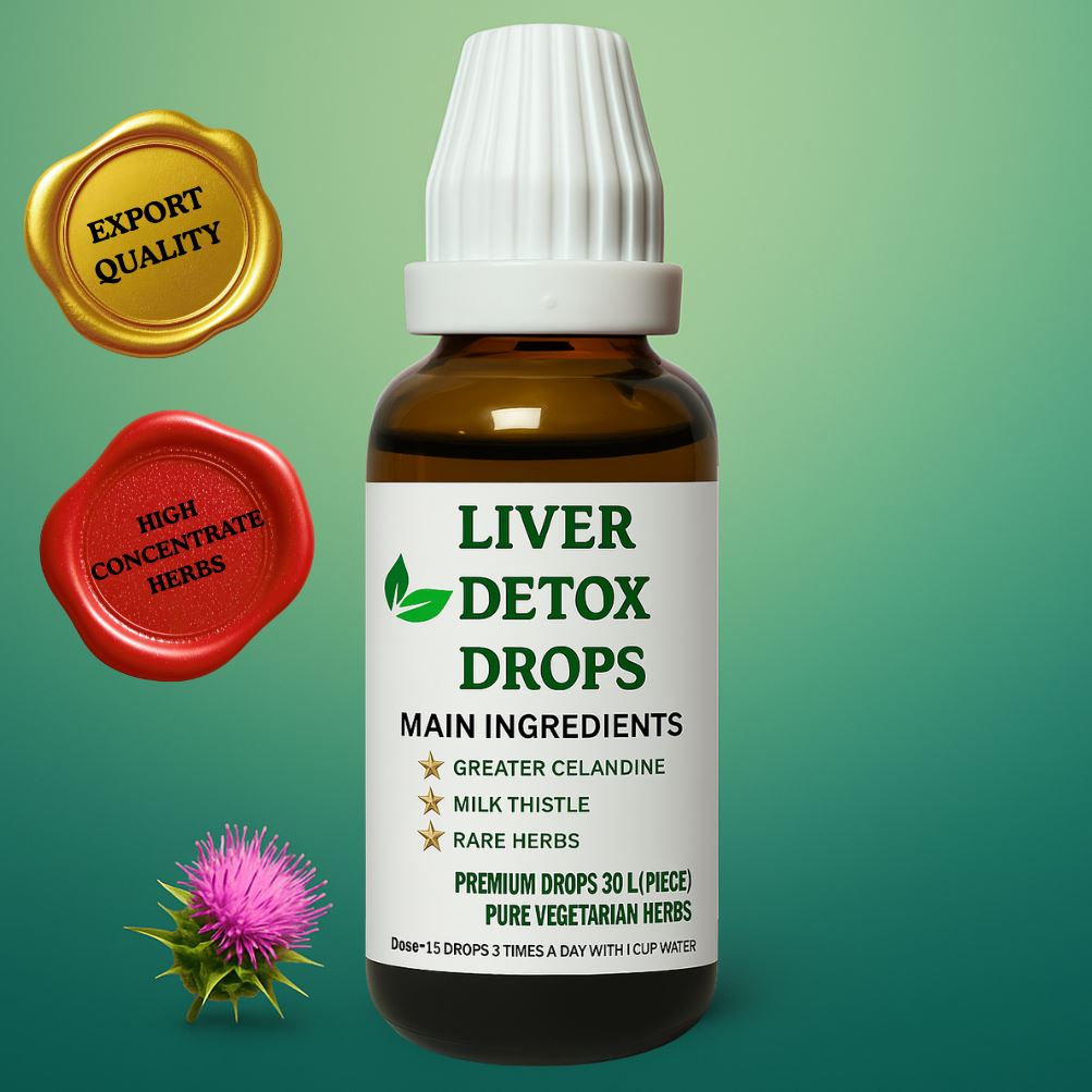 Liver Detox Drops – Very Premium International Herbal Formula(for export)