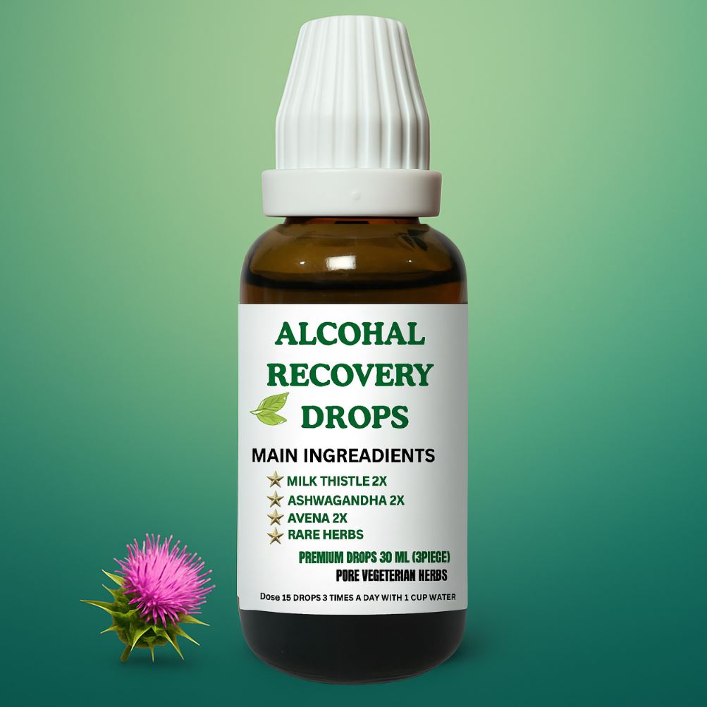 Alcohol Recovery Drops PREMIUM AND VEGETARIAN HERBS