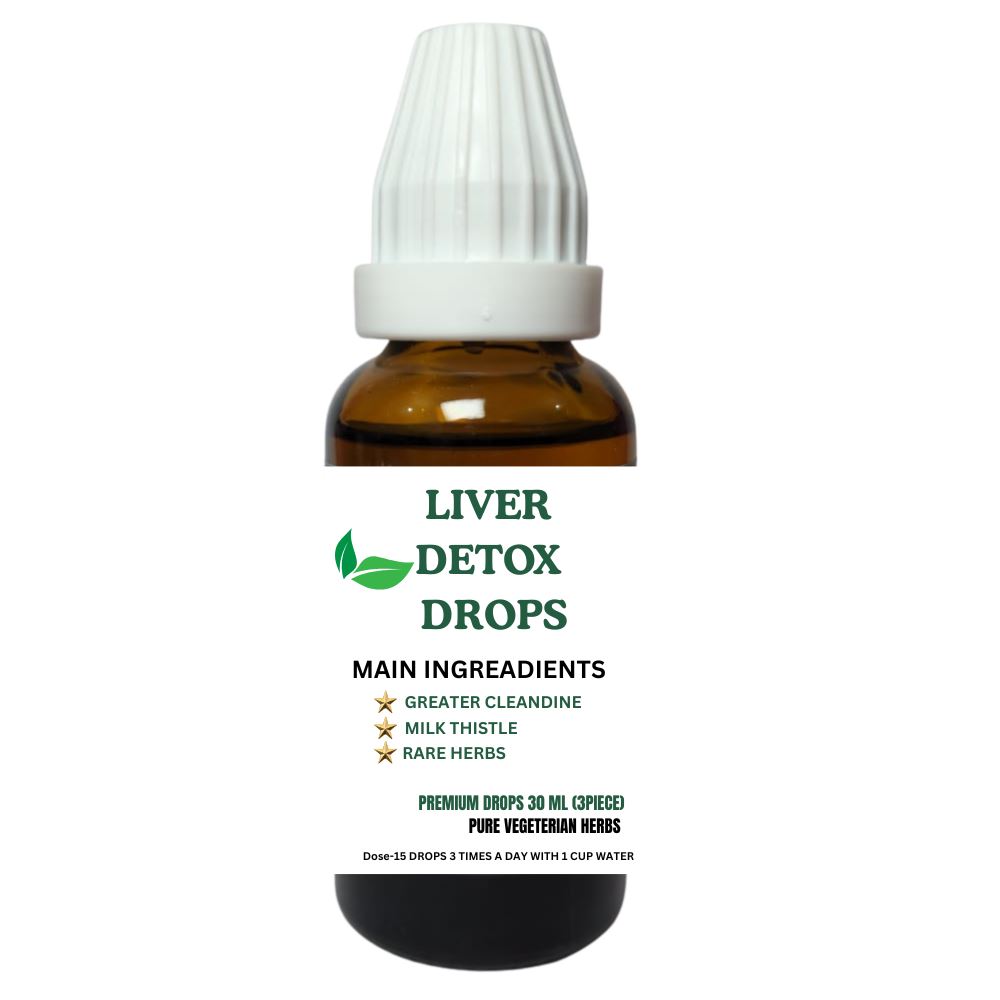 Liver Detox Drops (Premium Herbal Wellness Blend for Daily Liver Support, Digestion, & Internal Cleanliness)