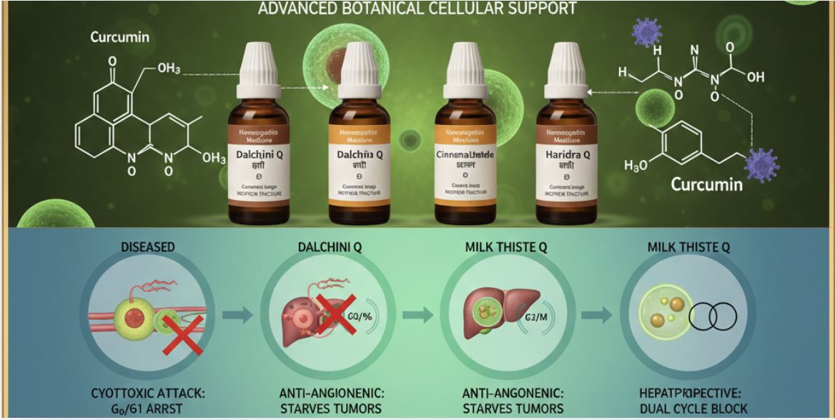 Bioherbal™ Quad-Action Cancer Supportive Tincture A Comprehensive Scientific Monograph on Botanical Synergy and Cellular Oncology approach based on researches